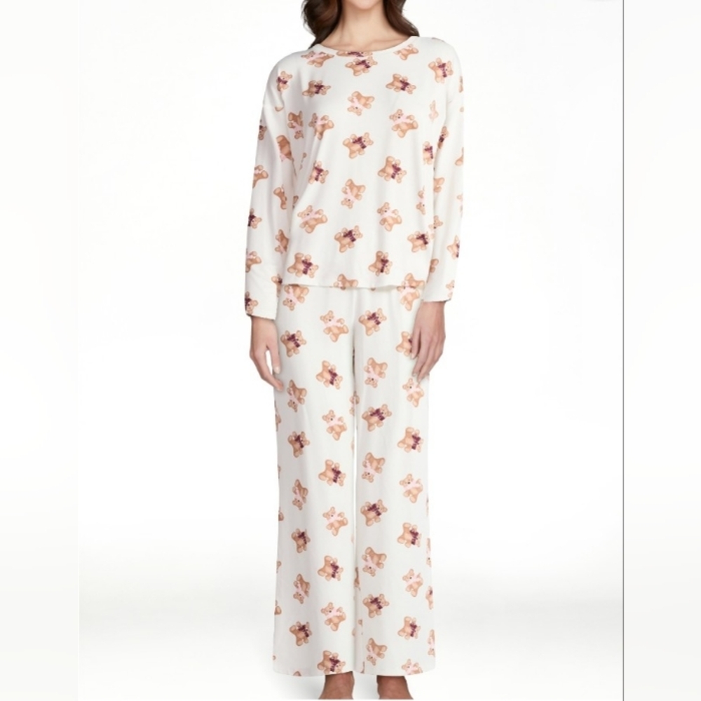 Joyspun Women's Dreamy Long Sleeve Top & Straight Leg Pants Various Sizes    NWT